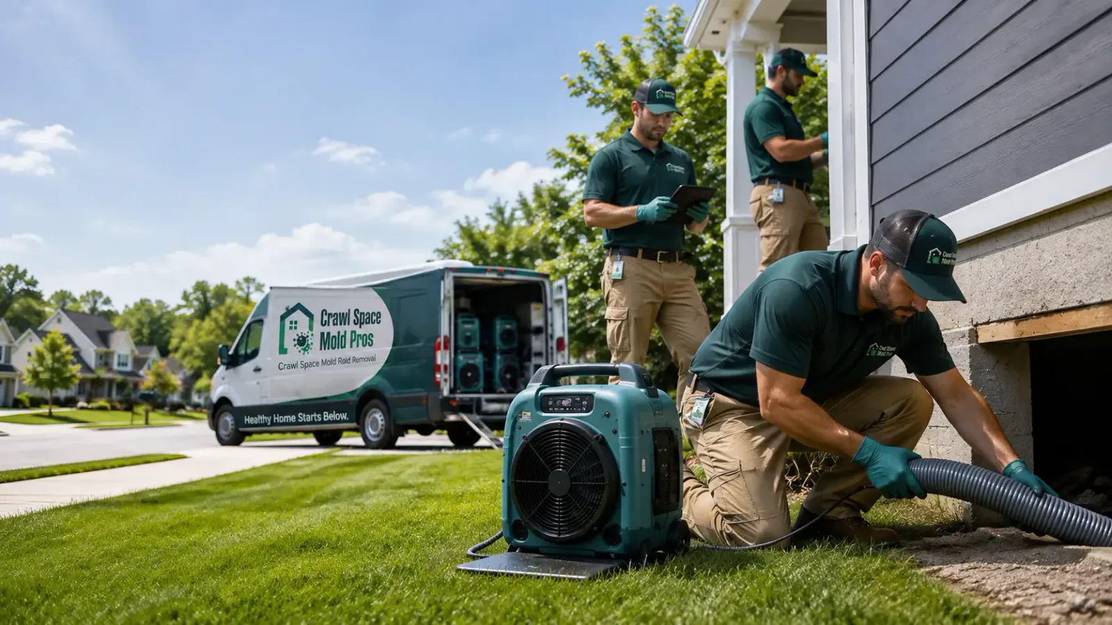 Crawl Space Mold Removal in Ada, OH